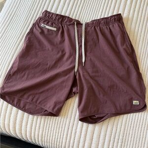 Men’s Vuori Banks Shorts - chestnut linen texture